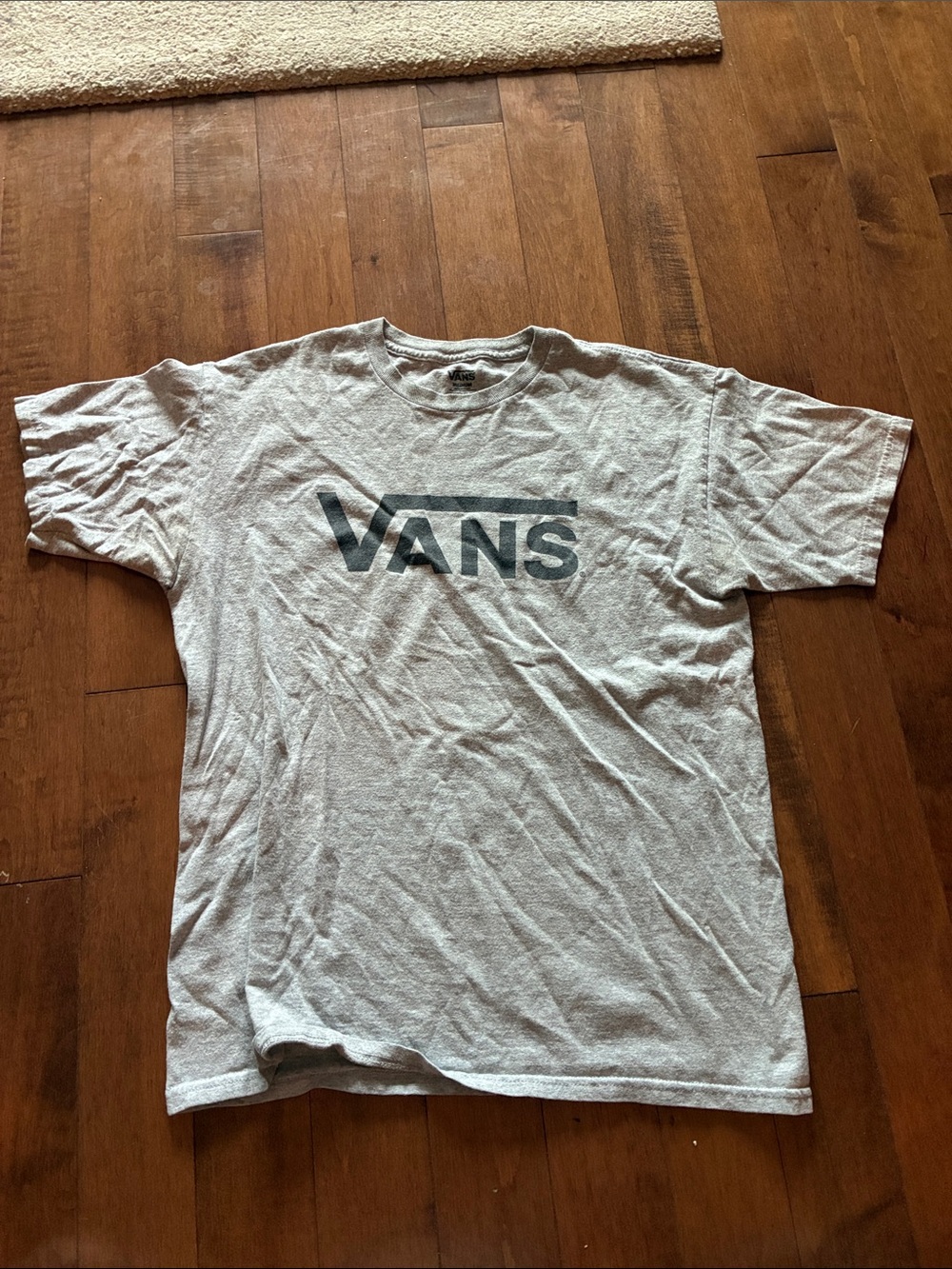 Vans Light Gray Short Sleeve Logo Tee